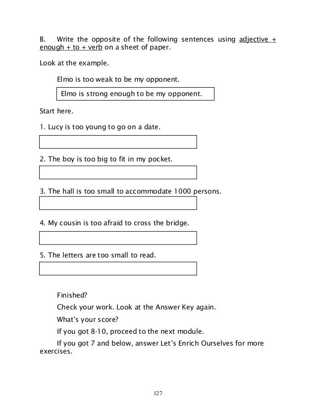 sentence using two to too two sentence examples